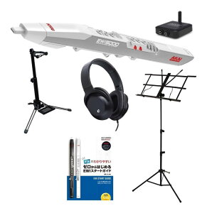 AKAI Professional EWI5000J White/�w�b�h�z��+���ʑ�+�X�^���h/WSS-100+�����{�t �E�C���h�E�V���Z�T�C�U�[�y���������z