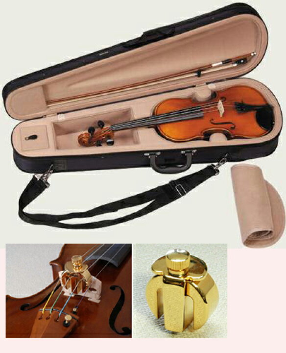 ゴム製ミュート付6点セット】SUZUKI VIOLIN No.230 スズキ鈴木 