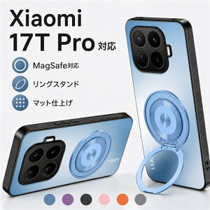 Xiaomi 17T Pro �P�[�X Xiaomi 17T �J�o�[ �}�b�g���� �����O�t�� 360�x��]�X�^���h �����O�X�^���h �w�ʃP�[�X �V���I�~ 17T Pro �X�}�z�P�[�X �����Y�ی� �ϏՌ� �w��h�~ ���h�~ ����~�� �㎿ ����