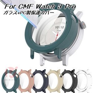 CMF Watch 3 Pro �P�[�X �t����ʕی� cmf watch 3 pro �P�[�X CMF Watch 3 Pro �J�o�[ �����K���X�� �N���A �S�̕ی�P�[�X �t�B������� CMF Watch 3 Pro �ی�P�[�X ���h�~ �n�[�h CMF Watch 3 Pro �i�b�V���O�E�H