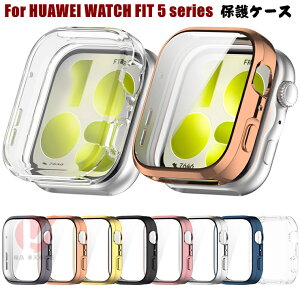 HUAWEI WATCH FIT 5 Pro �P�[�X �t����ʕی� HUAWEI WATCH FIT 5 Pro �J�o�[ HUAWEI WATCH FIT 5 �J�o�[ �N���A �S�̕ی�J�o�[ �t�B������� huawei watch fit 5 pro �ی�P�[�X ���h�~ TPU �\�t�g Huawei Watch Fit 5 Pro ��