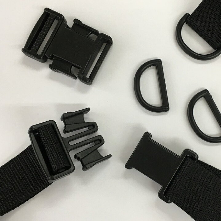 楽天市場 ワンタッチバックル Obc 38 5個入り 38mm プラスチックバックル 手芸 裁縫 ベルト留め具 さくさくナックス
