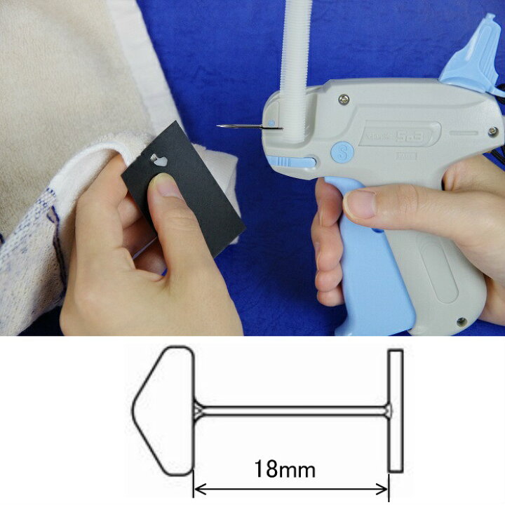 バノック タッグピン US-18mm 10,000本503Sガン対応 503SLガン対応 送料無料 スタンダードピン PIN USピンタグピン トスカバノック ピン Bano バノック US-18MM 10000本