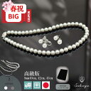 【☆受賞御礼特別クーポン】パールネックレス フォーマル 冠婚葬祭 卒業式 入学式 結婚式 パールネックレス カジュアル カジュアル ギフト ピアス セット 真珠 黒 おすすめ イヤリング パーティー 8mm42cm ホワイト ナチュラル シルバーブラック 高級 国産