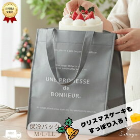 【新春クーポン】 保冷バッグ 保冷バック エコバッグ クリスマスケーキ おしゃれ トート 保冷 エコ バック クーラーバッグ M L ビッグ サイズ バッグ 軽量 簡単 買い物 おしゃれ 可愛い 人気 式ケーキ お料理教室 お菓子教室 スイーツ 実習 持ち帰り マチ広 デコ箱
