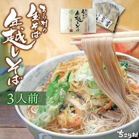 年越しそば 3人前ちこり村 本場 信州 生そば 送料無料 つゆ付 セット / 信州そば 年越蕎麦 年越そば ざるそば 藪そば かけそば 年越 年越し としこし 年末 帰省暮 2026年 本格 そば湯 用 そば粉付