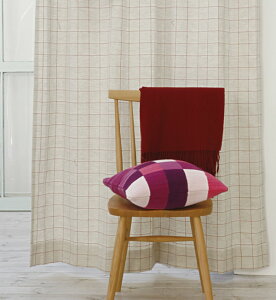 シェード【WAVESALAD】 ウェーブサラダ チェック ドレープカーテン オーダーメイド おしゃれ かわいい 日本製 TOSO ドラム式 コード式 リビング 小窓北欧 カントリー リビング 子供部屋 リ