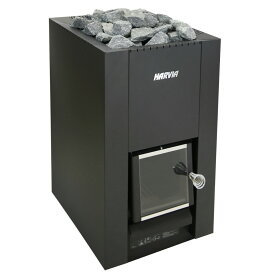 【フィンランド製サウナストーブ】HARVIA LINEAR 16 Black サウナ用薪ストーブ 本体