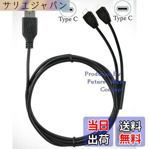 �y���������zF.Wave �[�d & �f�[�^�]�� Type C ��҃P�[�u�� 1M ���F 1�{�� USB�[C �X�}�z �^�u���b�g��2�䓯���ɏ[�d TypeC Y���P�[�u�� ����P�[�u�� �f�[�^�ʐM 2 in 1���֗� USB�P�[�u�� + F.Wave �I��