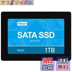 �y���������zHanye SSD 1TB 3D NAND ���ϋvTLC �̗p �����^ 2.5�C���` SATAIII 6Gb/s �A���~��➑� W400-1TB �������K�㗝�X�i ���[�J�[3�N