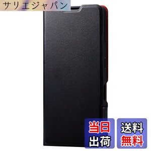 �y���������z�G���R�� AQUOS sense7 [ SH-53C | SHG10 ] �P�[�X �J�o�[ �蒠�^ ���U�[ �v ���^ �y�� �}�O�l�b�g�J�� �J�[�h�|�P�b�g�t�� �����܂ܒʘb [�����قǔ����Čy��] �u���b�N PM-S226PLFUBK