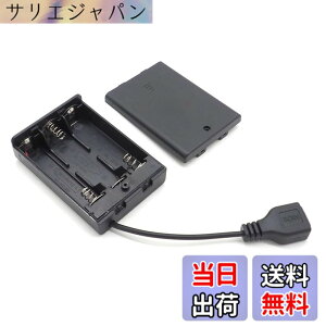 �y���������zSound Wave ((ON/OFF�X�C�b�`�t��)) USB���X �P�[�u���t �d�r�{�b�N�X �P3�d�rx3�{�p ���� 4.5V �d�r�P�[�X �d�r�z���_�[ USB-A �A���J��AA�d�r LED���C�g�X�g���b�v�ƃ��W�R�� ���̑��d�q