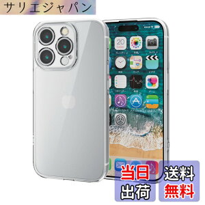 �y���������z�G���R�� iPhone15 Pro �P�[�X �J�����ی� �ϏՌ� �Ռ��z�� �n�C�u���b�h�f�� �l�p�G�A�[�N�b�V���� �X�g���b�v�z�[���t�� [�J�����E�X�s�[�J�[������Ɍ��܂ŕی�] �N���A PM-A23