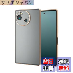 �y���������z�G���R�� AQUOS R9 (SH-51E) �P�[�X �J�o�[ ���� �ϏՌ� �Ռ��z�� �n�C�u���b�h TPU ���^���b�N�t���[�� �J�����ی� ���^���b�N�S�[���h PM-S242UCTMKGD