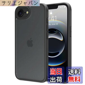 �y���������ziPhone 16E 2025/17e 2026 �P�[�X�X�}�z�J�o�[ �ϏՌ� �w��h�~ ����~�� �}�b�g������ ���΂݂Ȃ� �����Y�ی� �ČRMIL�K�i�A�C�t�H��16e/17e �p�J�o�[ �C���` PinLiSheng (�u���b�N, iPhone 16e/