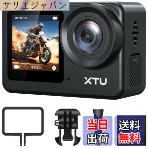 �y���������zXTU S6 �A�N�V�����J���� 4K 20MP�yAmbarella H22 CPU&SONY IMX386 �Z���T�[�z�A�N�V�����J�� SuperSmooth��Ԃ�␳4.0 �X�|�[�c�J���� �O���}�C�N�Ή� �c�����B�e WiFi���� �������� HDMI�o�� 8�{