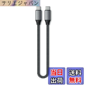 �y���������zSATECHI USB-C to USB-C �P�[�u�� 25cm �| USB4 �P�[�u�� 100W �}���[�d �ő�8K@60Hz �f���o�́A40Gbps �����f�[�^�]�� �| MacBook Air & Pro M5/M4�AiPhone 17-15 �V���[�Y�AiPad Air & Pro M5/M4 �p