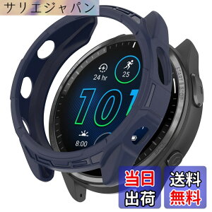 �y���������z�mRuenTech�n�Ή�GARMIN Forerunner 965�P�[�X �ی�P�[�X Garmin Forerunner 965�p�J�o�[ 6�F�I �\�t�g�V���R���� �v���e�N�^�[�J�o�[ �ϏՌ� �y�� ���t���ȒP