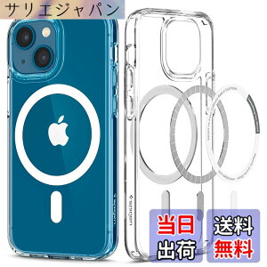 �y���������zSpigen iPhone13Mini�P�[�X MagSafe �}�O�l�b�g���� �ϏՌ� �ČRMIL�K�i�擾 2�d�\�� ���菝�h�~ �}�O�Z�[�t �K�p�J�o�[ ���C�����X�[�d�Ή� �E���g���E�n�C�u���b�h �}�O ACS03322 (�z���C
