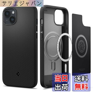 �y���������zSpigen iPhone14Plus �P�[�X Magsafe�Ή� �}�O�l�b�g���� TPU ���C�����X�[�d�Ή� �ČRMIL�K�i�擾 �ϏՌ� ���菝�h�~ �}�O�E�A�[�}�[ �}�O�t�B�b�g ACS04918 (�}�b�g�E�u���b�N)