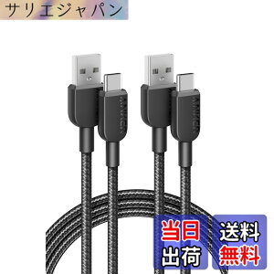 �y���������z�y2�{�Z�b�g�zAnker 310 ���ϋv�i�C���� USB-C & USB-A �P�[�u�� USB 2.0 �t���X�s�[�h�[�d iPhone 16 Galaxy LG Android�e��Ή� (1.8m 2�{�Z�b�g)