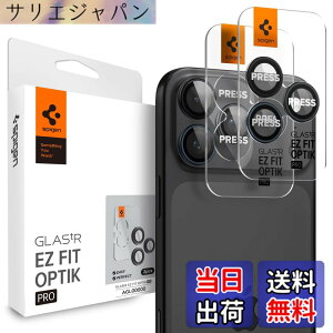 �y���������zSpigen iPhone 17 Pro / 17 Pro Max �J�����ی�t�B���� iPhone 16 Pro / 16 Pro Max �Ή� �[���E�����G�f�B�V���� 9H�d�x�����K���X �����Y�v���e�N�^�[ 2���� AGL06159