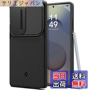 �y���������zSpigen Galaxy S25 Ultra �P�[�X �J�����J�o�[ �����Y�ی� �}�b�g �ϏՌ� �ČRMIL�K�i �I�v�e�B�b�N�E�A�[�}�[ ACS08969 (�u���b�N)