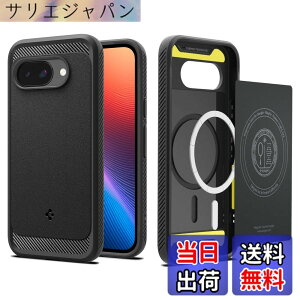 �y���������zSpigen Pixel 9a �P�[�X Magfit�Ή� �ϏՌ� TPU �\�t�g �}�b�g �ČRMIL�K�i ���M�b�h�E�A�[�}�[�E�}�O�t�B�b�g ACS09041 (�}�b�g�E�u���b�N)