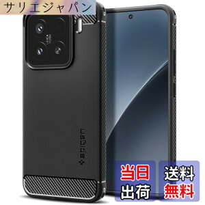 �y���������zSpigen Xiaomi 15 �P�[�X �ϏՌ� �w��h�~ �X�g���b�v�z�[�� TPU �ČRMIL�K�i�擾 ���C�����X�[�d �V���I�~�[ ���M�b�h�E�A�[�}�[ ACS08859 (�}�b�g�E�u���b�N)