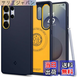 �y���������zSpigen Galaxy S25 Ultra �P�[�X Magfit�Ή� �ϋv�� �\�t�g �ق��肪�t���ɂ����f�� �c�[�g���J���[ �i�m�|�b�v�E�}�O�t�B�b�g ACS09056 (�u���[�x���[�E�l�C�r�[)
