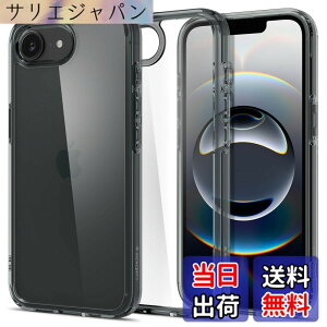 �y���������zSpigen �y�n��19�N�̋Z�p�́z iPhone 17e / 16e �P�[�X �N���A ���� �X�g���b�v�z�[�� �ČRMIL�K�i �o���p�[ �ϏՌ� �E���g���E�n�C�u���b�h ACS09531 (�X�y�[�X�E�N���X�^��)