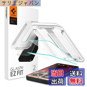 �y���������zSpigen Nothing Phone(3a), (3a) Pro �K���X�t�B���� �\��t���L�b�g�t�� 9H�����K���X 2���� �i�m�R�[�e�B���O ��U�h�~ EZ Fit AGL09428