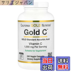 �y���������zCalifornia Gold Nutrition, Gold C�i�S�[���hC�j�AUSP �O���[�h�r�^�~��C�A1,000mg�A�x�W�J�v�Z��240��