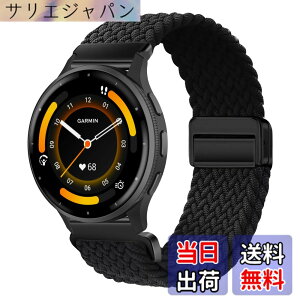 �y���������z[KeeFos] 22mm �i�C�����o���h Garmin Venu 4 45mm�Ή� �F�F�u���b�N