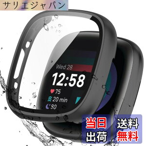 �y���������zBOOLINN For Fitbit sense2 �J�o�[/Fitbit versa4 �J�o�[ 3D���p�G�b�W �����^ PC+�K���X�f�� ��̌^ �t�@�[�E�F fitbit sense2 �P�[�X/fitbit versa4 �P�[�X �Ή� �����ߗ� �L�Y�h�~ �w��h�~ �ȒP��