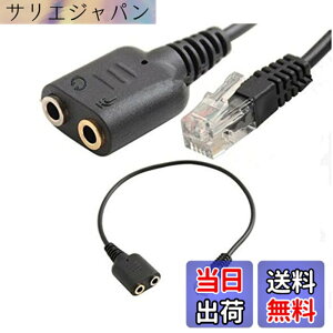 �y���������z�y�֗��ȕϊ��P�[�u����40 by WYVERN AUDIO �z RJ9 4P4C �d�b���v���O ���w�b�h�z�����}�C�N���z�P�[�u��/�A�_�v�^�[ �w�b�h�Z�b�g�iAvaya 1600 9600 SNOM Yealink Phones�j���� ��25cm �T�C�Y�F��