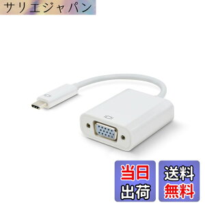 �y���������zUSB C VGA�ϊ��A�_�v�^ Type C(Thunderbolt 3 �݊�) �f�B�X�v���C�A�_�v�^ 1080P @60Hz HD�g�^ �^�C�vc VGA�ϊ��R�l�N�^ Windows 10/8.1/8/7/Vista/XP & MAC OS�Ή�