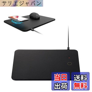 �y���������z�G���R�� qi �[�d�� ���C�����X �}�E�X�p�b�h �\�t�g���U�[ �u�������[�d 5W���f�� iPhoneXR / iPhoneXS / iPhoneXS Max / Galaxy / Xperia ��Qi�Ή��@�� �u���b�N MP-WQ01BK �F�F�u���b�N