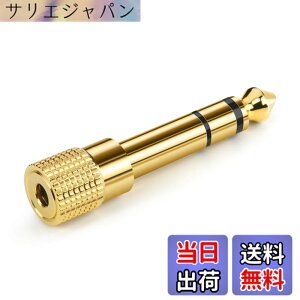 �y���������zAncable �C���z���W���b�N �ϊ� �v���O �X�e���I�~�j�v���O 6.35mm 3.5mm �ϊ� �A�_�v�^ ���X�I�X �w�b�h�z�� �A���v �d�q�s�A�m �C���z���ȂǗp �T�C�Y�F1-Pack
