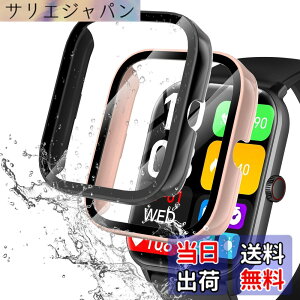 �y���������zredmi watch6 �P�[�X �F�F�u���b�N+�s���N�A�T�C�Y�FVialove KW105-G01(�u���b�N+�s���N)