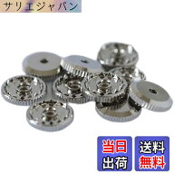 【送料無料】バッチ裏金具 徽章用皿ネジセット （留め具）10個セット ロータリーネジ銀色 バッジ 社章 ピ…