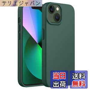 �y���������zJETech iPhone13 mini �V���R���P�[�X(5.4�C���`��p) �V���L�[�\�t�g�^�b�`�t���{�f�B�ی�P�[�X �}�C�N���t�@�C�o�[���C�j���O�t���ϏՌ��J�o�[ �F�F�~�b�h�i�C�g�O���[���A�T�C