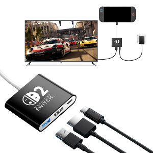 �y���������zSwitch 2�p�h�b�N �e���r�ڑ��o�́y3IN1���@�\�u22.0.0�v�Ή��zLwuckbarrt Switch 2�p TV �o�� �h�b�N�Z�b�g ���@�\ 4K@60Hz Type-C to HDMI�ϊ�/USB 3.0/PD100W���� 3-IN-1 �~�j�h�b�N �y�ʉ� �x���Ȃ� 