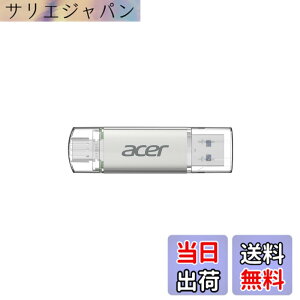 �y���������zAcer UT300 USB������ USB 3.2 �ő�Ǐo���x150MB/s USB-A/C���Ή� ���� �t���b�V���������h���C�u ����➑� �T�C�Y�F64GB