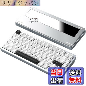 �y���������z�yWOBKEY Rainy 75�L�[�{�[�h�z�J���̂悤�ȑŌ��� ���J�j�J���L�[�{�[�h 3WAY�ڑ� OS�݊��� �z�b�g�X���b�v��VIA�̑Ή� �J�X�^�}�C�Y�� �K�X�P�b�g�f�U�C�� �A���~�j�E���f�ގg�p RG