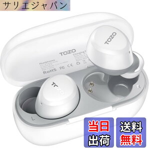 �y���������zTOZO A1 �C���z�� bluetooth ���C�����X�C���z�� ���ቹ�� �g�F�n���� ���^�y�� �}�C�N���� AI �ʘb���m�C�Y���_�N�V���� �J�X�^��EQ �A�v���Ή� �h�� �ő��32���Ԃ̘A���Đ� �Ԃ�[