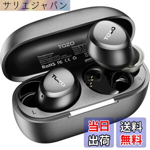 �y���������zTOZO A1 �C���z�� bluetooth ���C�����X�C���z�� ���ቹ�� �g�F�n���� ���^�y�� �}�C�N���� AI �ʘb���m�C�Y���_�N�V���� �J�X�^��EQ �A�v���Ή� �h�� �ő��32���Ԃ̘A���Đ� �Ԃ�[