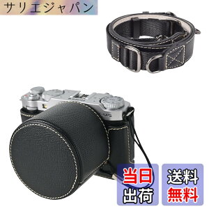 �y���������zVOVMOEYA �J�����P�[�X For X-M5�C�����Y�L���b�v�t�� �X�g���b�v�t�� Fuji XM5�{�f�B�P�[�X For XM5 �J�����P�[�X X-M5 �J�����ی�J�o�[ PU���U�[ D��l�W���t�� ��ʊJ�� �d�r���� �S��