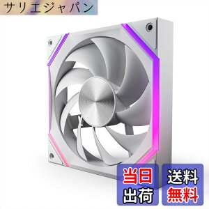 �y���������zAsiaHorse Nyota ARGB PC�P�[�X�t�@�� 120mm (12cm) 1�{ �t���E�z�C�p [�����\PWM/�É�] 4Pin PWM 5V 3Pin ARGB 2000RPM/61.5 CFM/HDB�x�A�����O/������ ���[�J�[RGB�\�t�g�Ή� (ASUS Aura, ASRock, GIGABYTE, MSI) �F