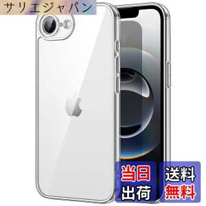 �y���������zJETech iPhone 17e (2026) / iPhone 16e�p �P�[�X ���΂݂Ȃ� �Ռ��z�� �o���p�[�J�o�[ �����h�~ �N���A�o�b�N 6.1�C���`�f�B�X�v���C �F�F�N���A